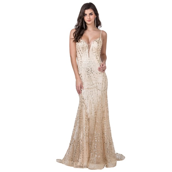 🆕NWT PROM BRIDESMAIDS Sequin Mermaid 🧜‍♀️ Dress - Picture 5 of 6